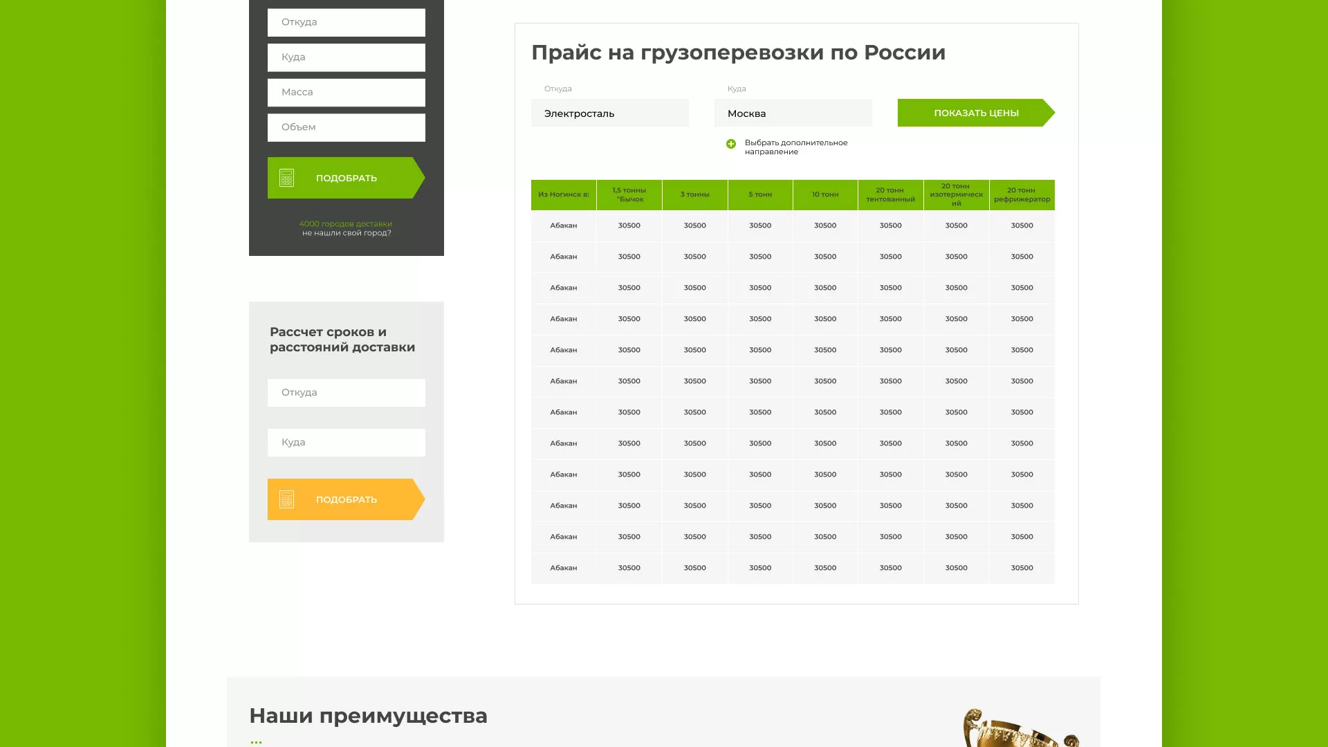 Разработка логотипа и сайта компании «Инком-Логистика» в Ртищево